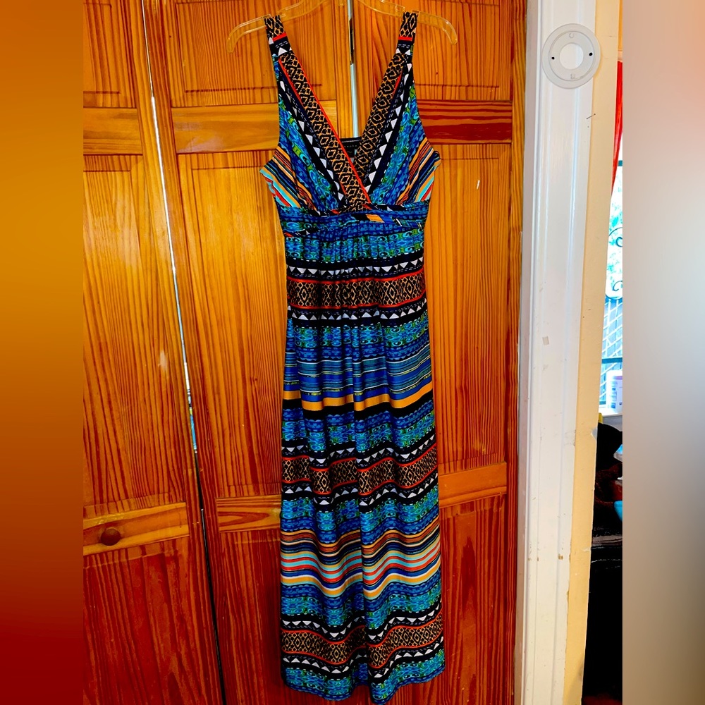 Metaphor Tribal Maxi Dress L